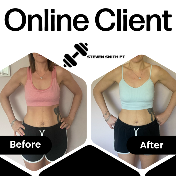 comparison of a person showing before and after fitness transformation.